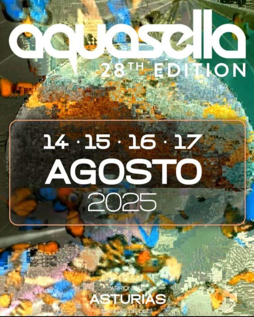 Cartel Aquasella 2025 Festival Asturias