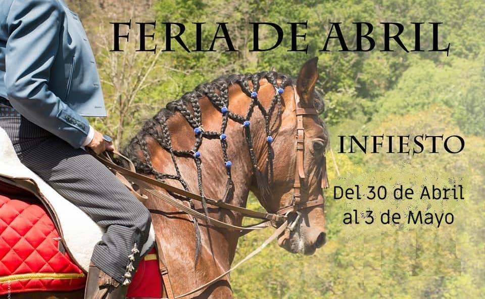 Cartel de la Feria de Abril de L’Infiestu 2026 con fechas del evento
